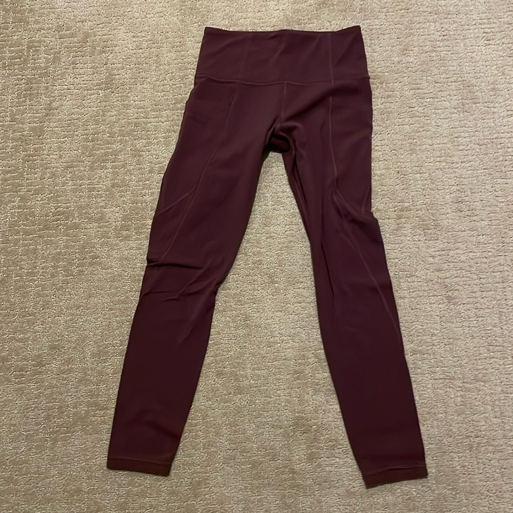 Maroon XS Athleta Leggings